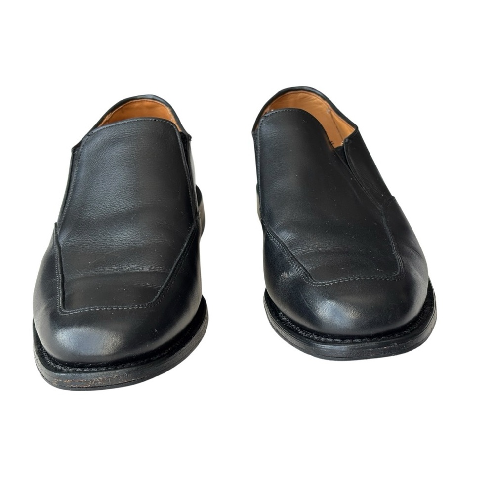 Allen Edmonds Milford slip on black leather loafer shoe made in USA | size 10.5D